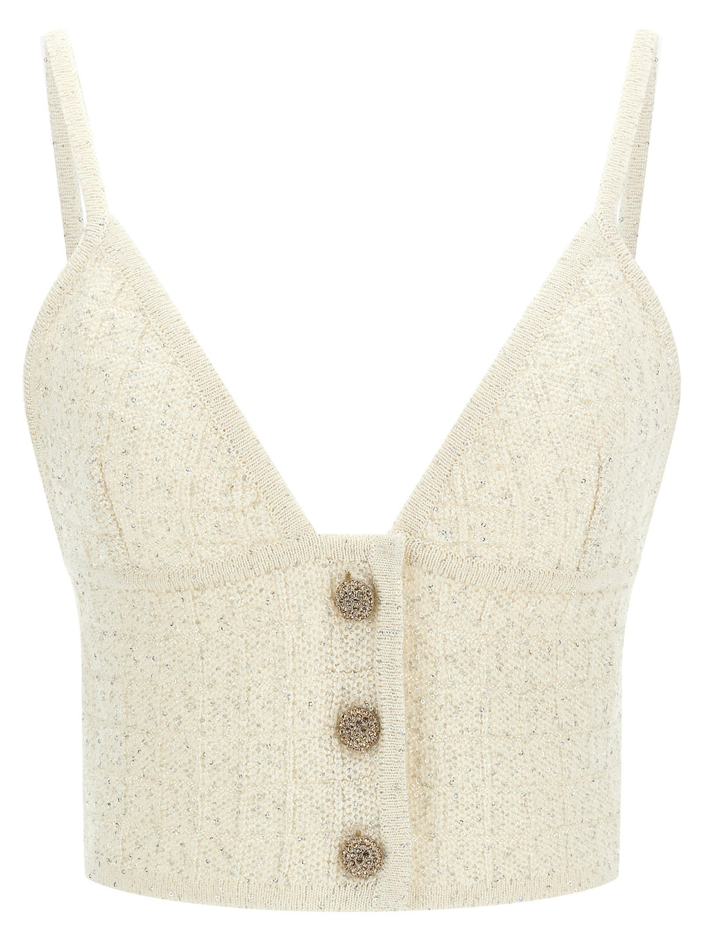 Alessandra Rich Sequin Top