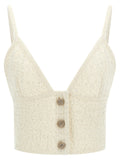Alessandra Rich Sequin Top