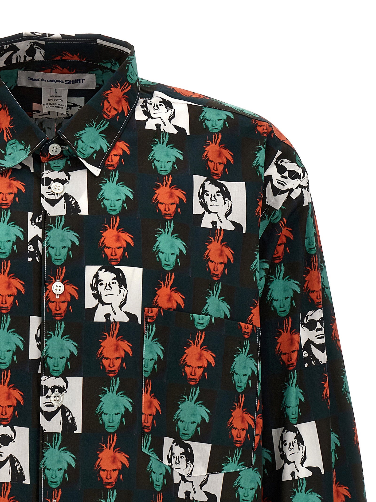 Comme Des Garcons Shirt Andy Warhol Shirt