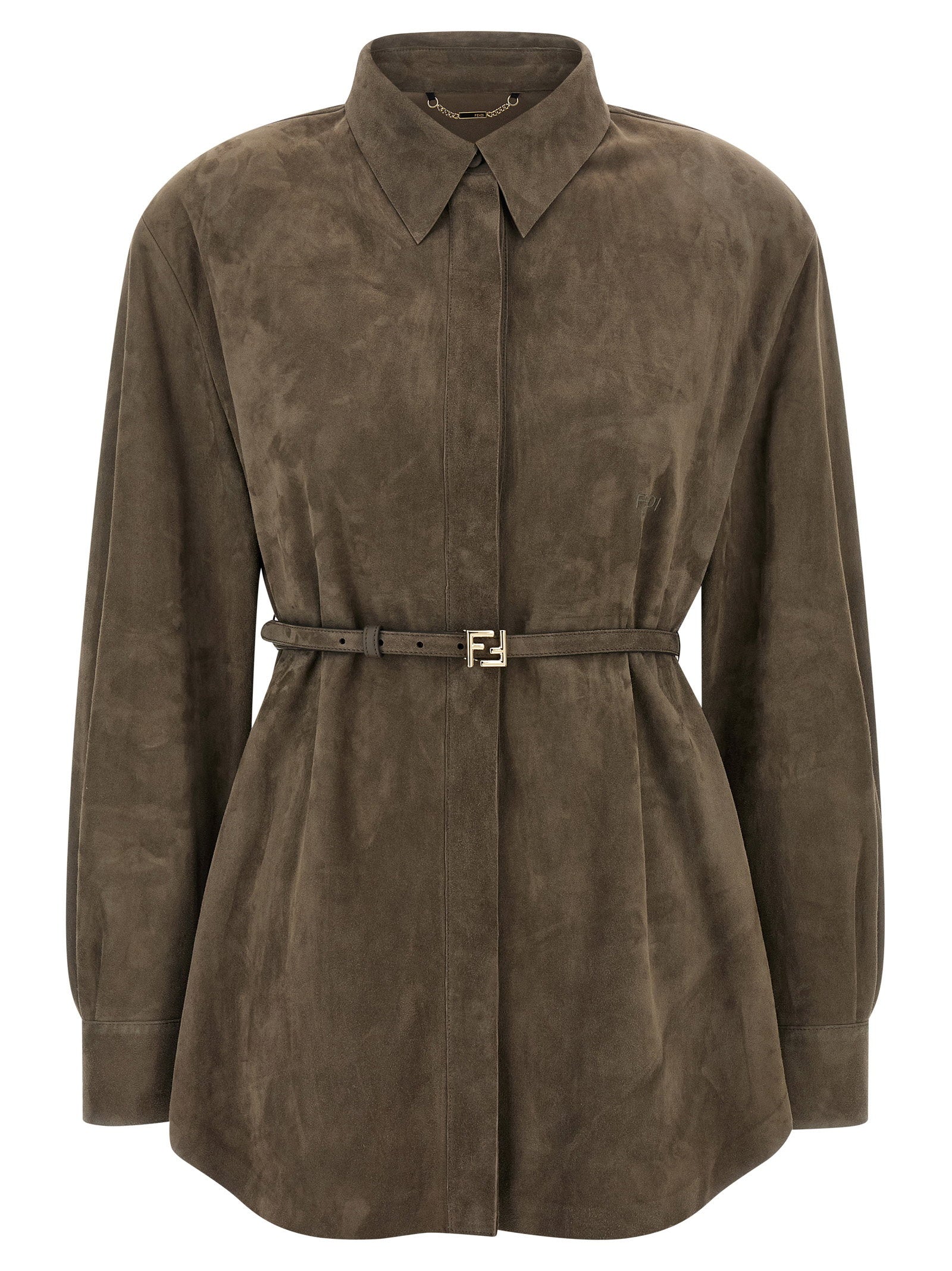 Fendi Suede Shirt