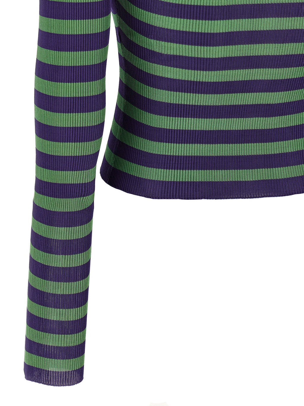 Dolce & Gabbana Striped Viscose Sweater