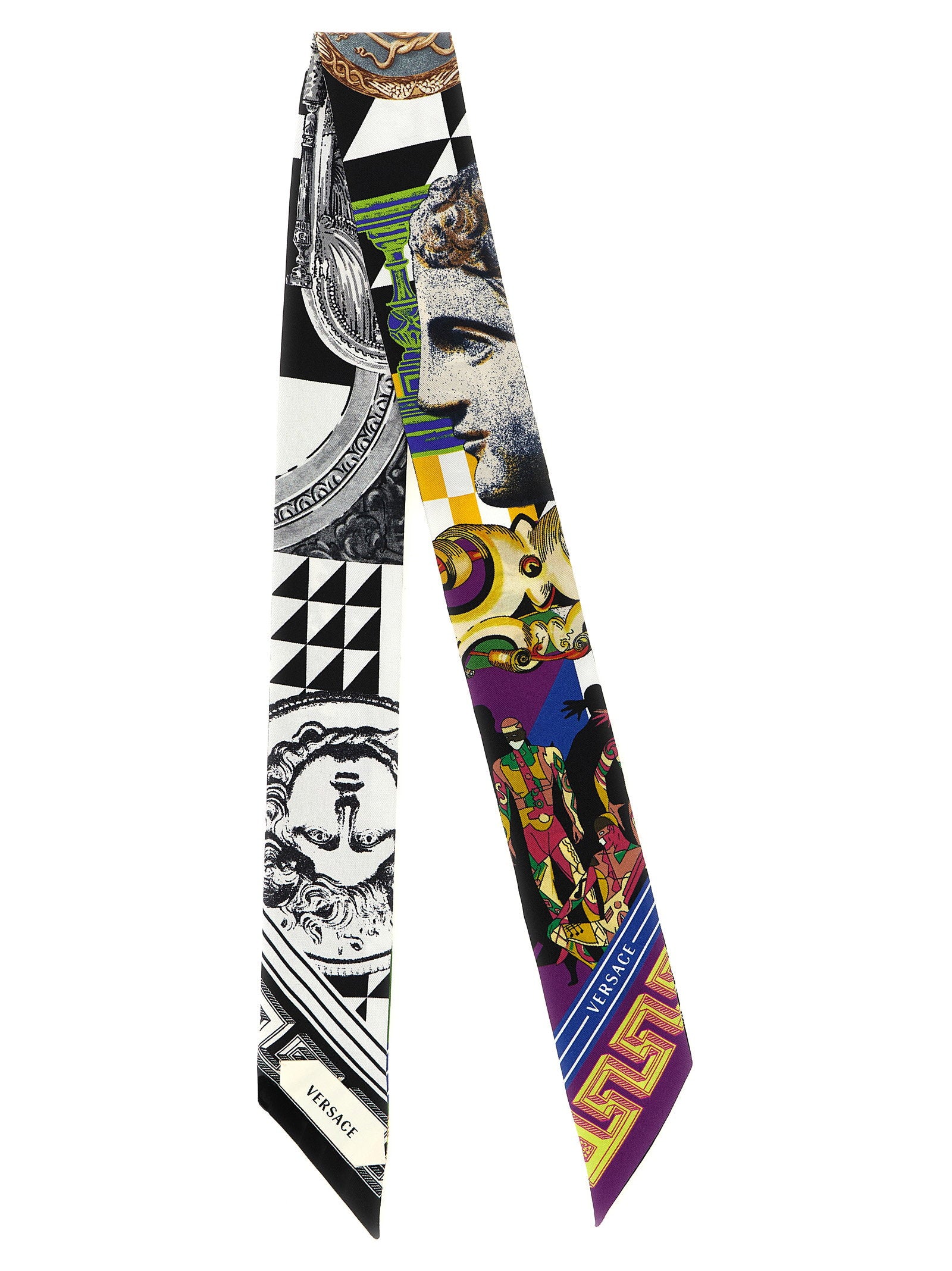 Versace Silk Scarf Bandeaux
