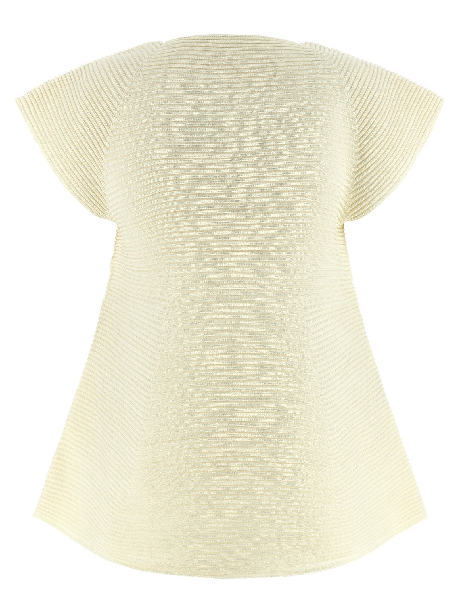 Issey Miyake Corrugated Knit Dress