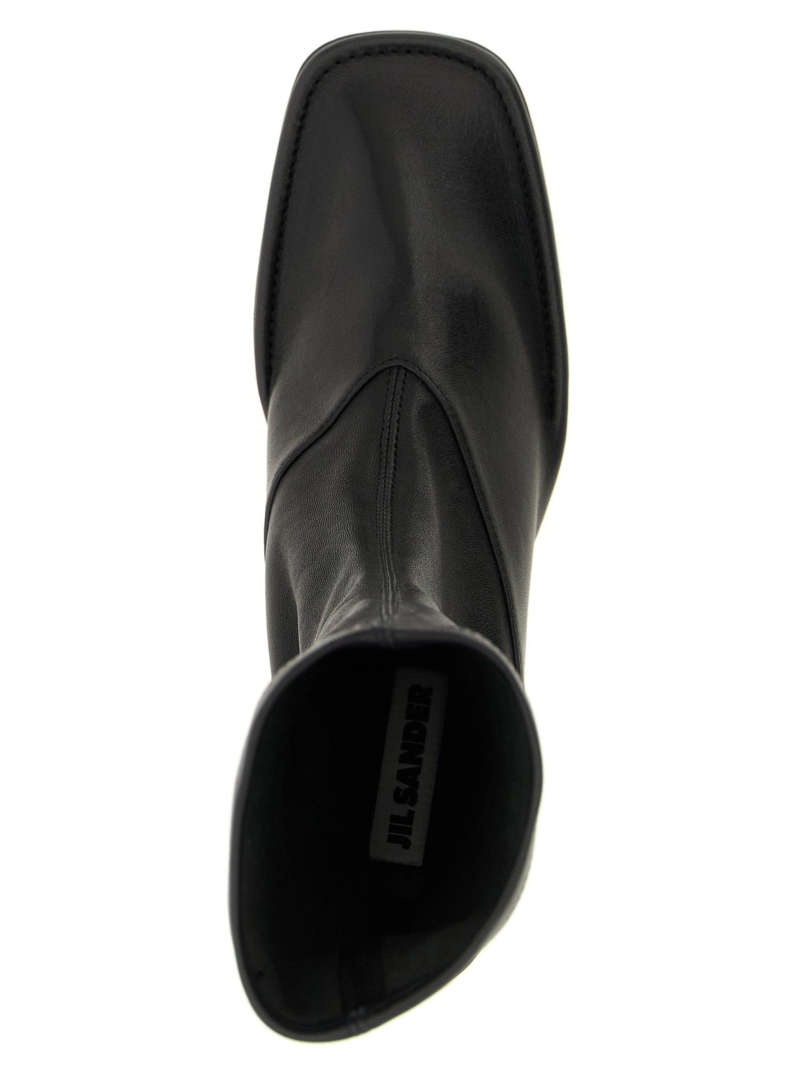Jil Sander Nappa Ankle Boots