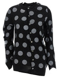 Junya Watanabe Polka Dot Maxi Cardigan