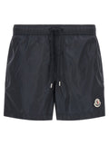 Moncler Logo Patch Swim Shorts