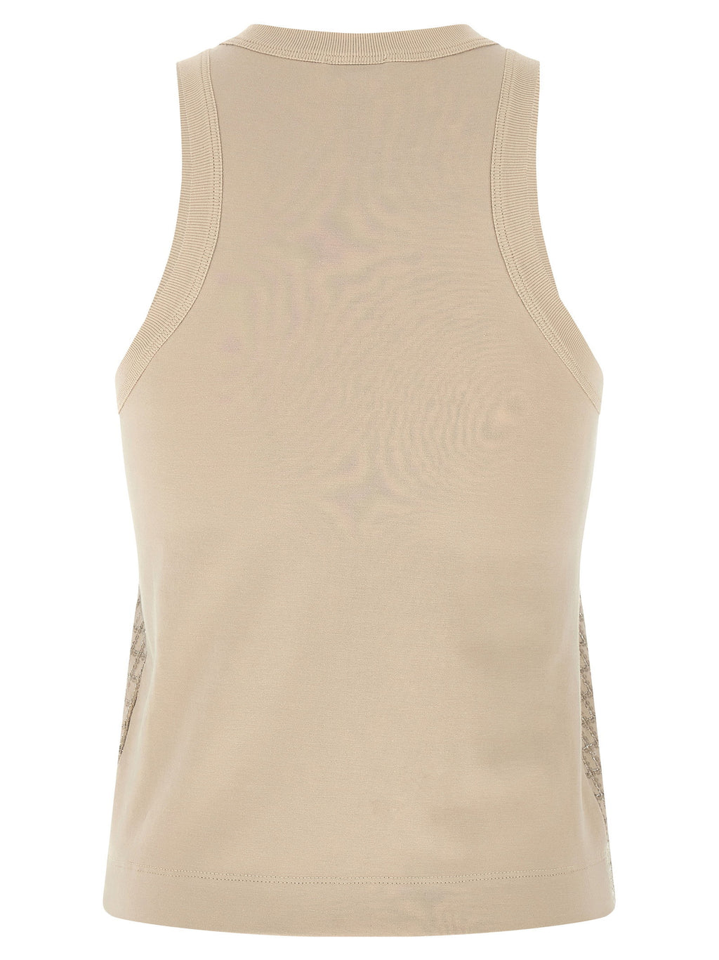 Brunello Cucinelli Dazzling Check Embroidery Top