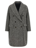 Brunello Cucinelli Dazzling Chevron Coat