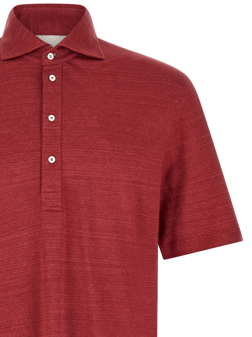 Brunello Cucinelli Polo Jersey Mélange