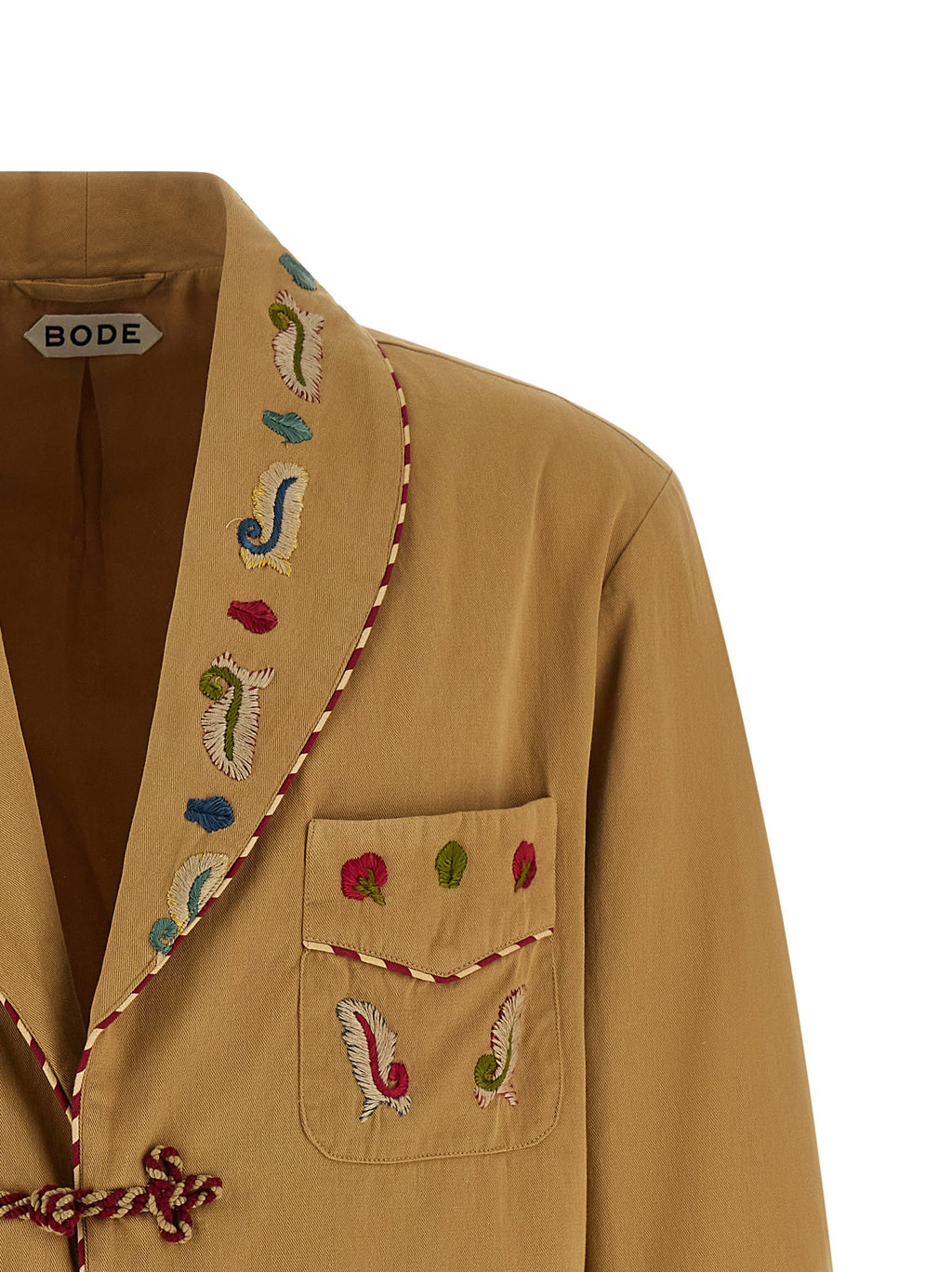 Bode Feather Runner Smoking Blazer
