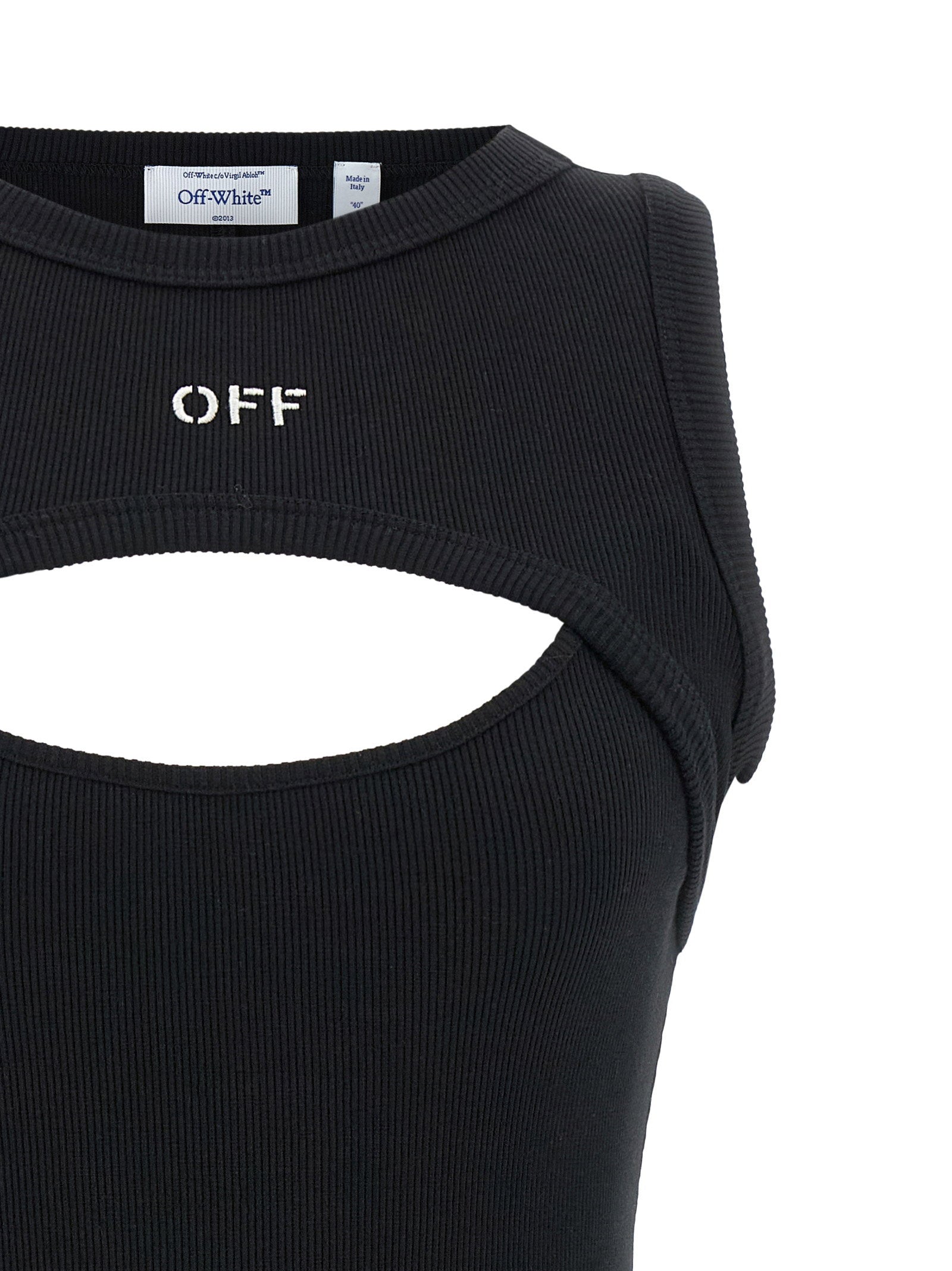 Off White Off Stamp Dress