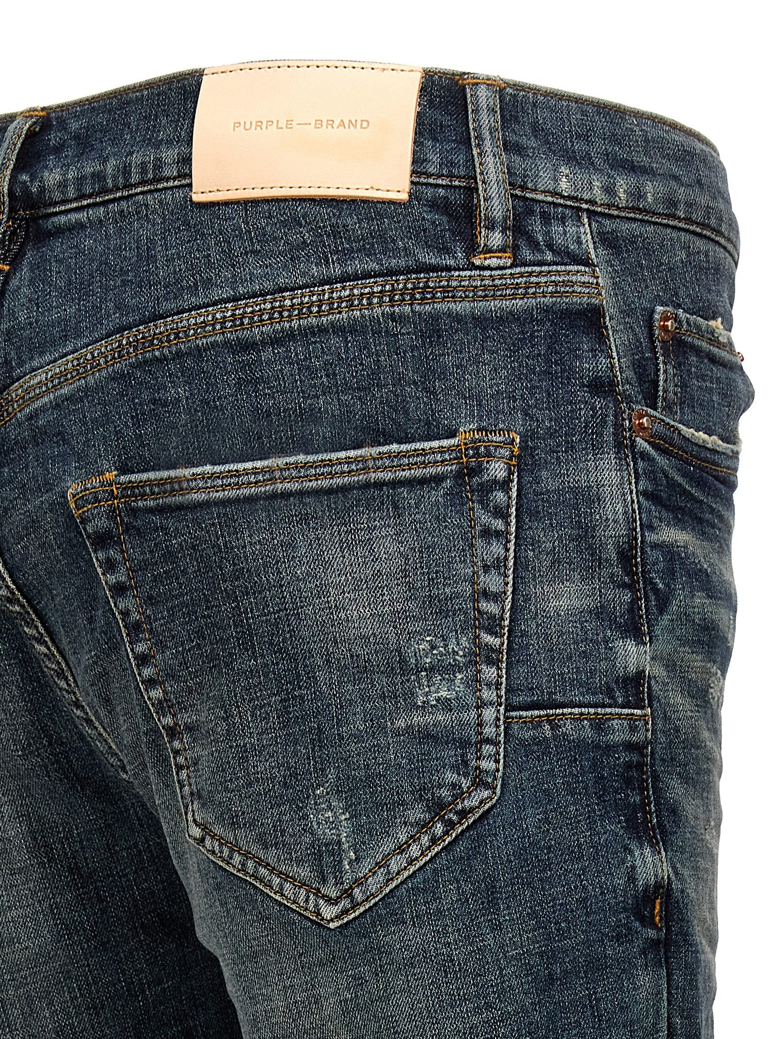 Purple 1 Year Dirty Fade Jeans