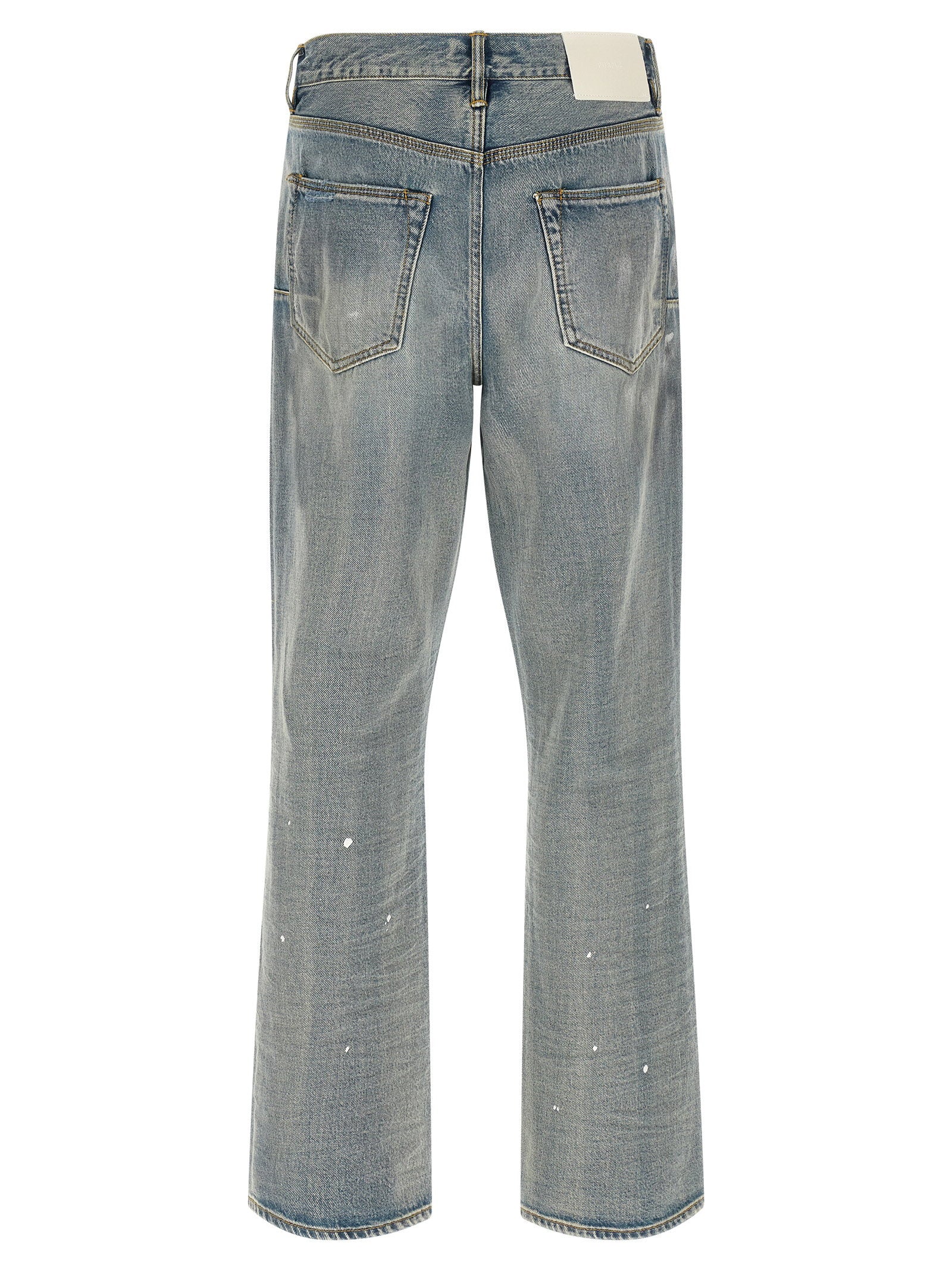 Purple P011 Vintage Slash Paint Jeans