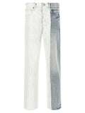Purple Crackle Silver Jeans