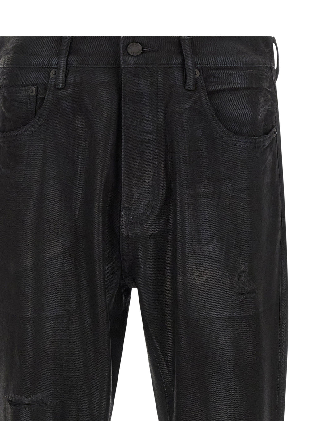 Purple P026 Rinsed Foil Boot Jeans