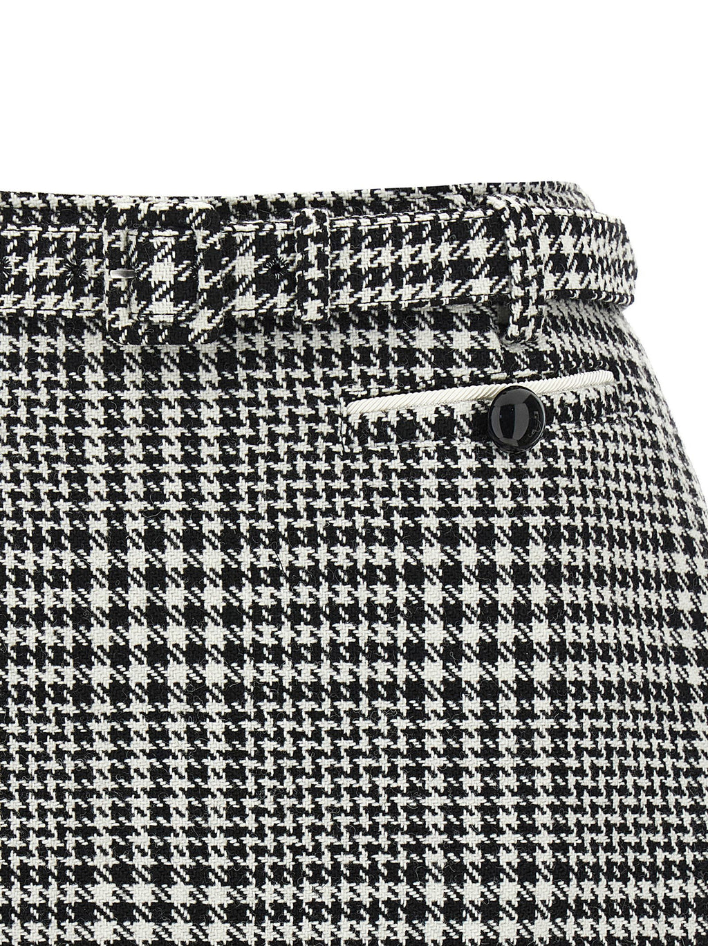 Self-Portrait Bouclé Wool Skort