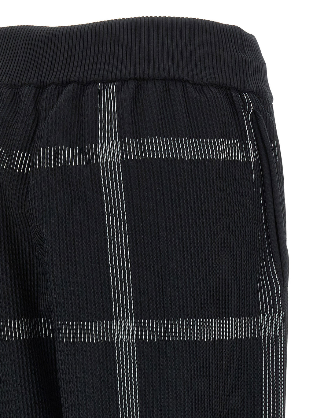 Pleats Please Issey Miyake Crossing Knit Pants