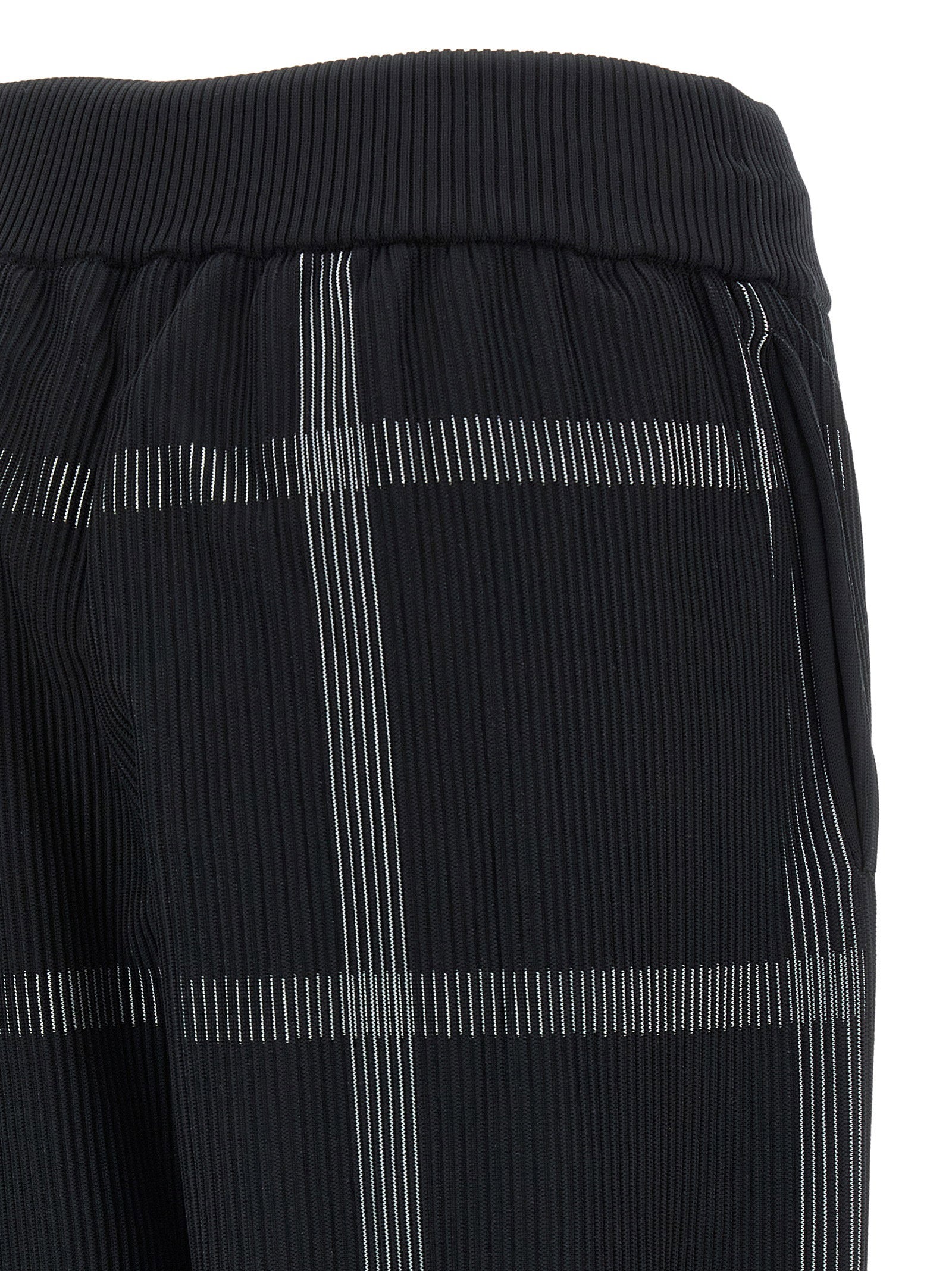 Pleats Please Issey Miyake Crossing Knit Pants