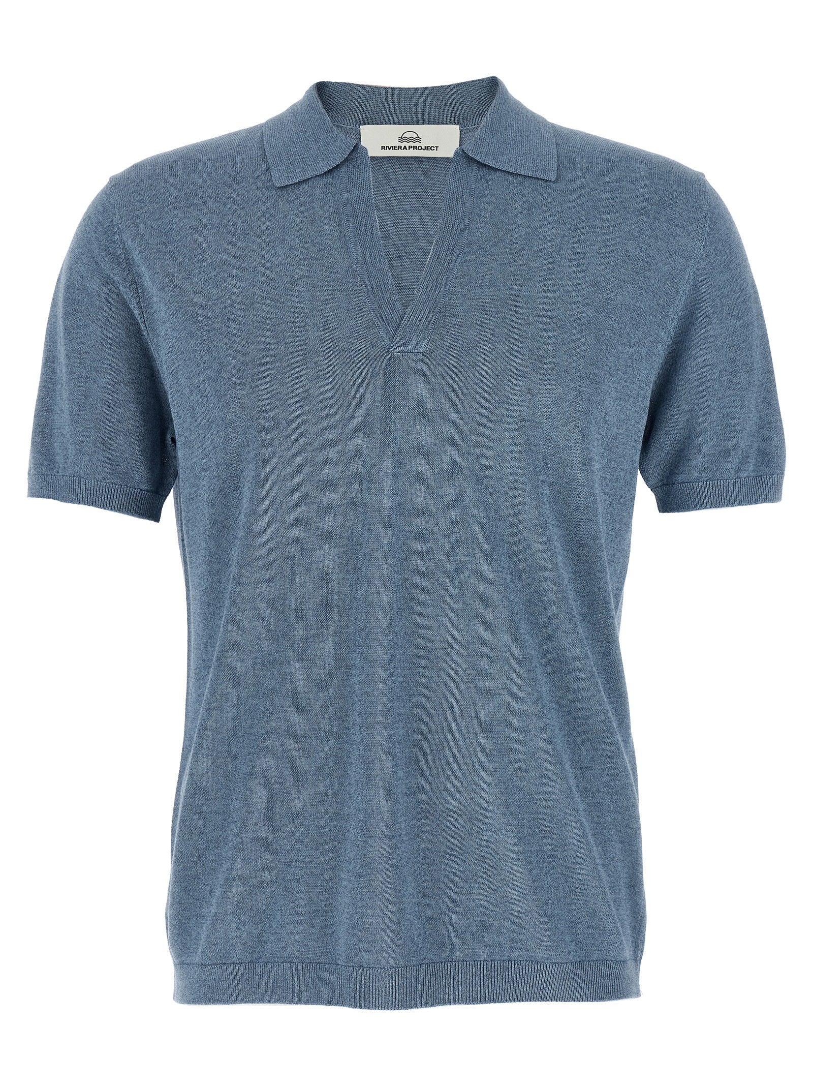 Riviera Project Open Collar Polo Shirt