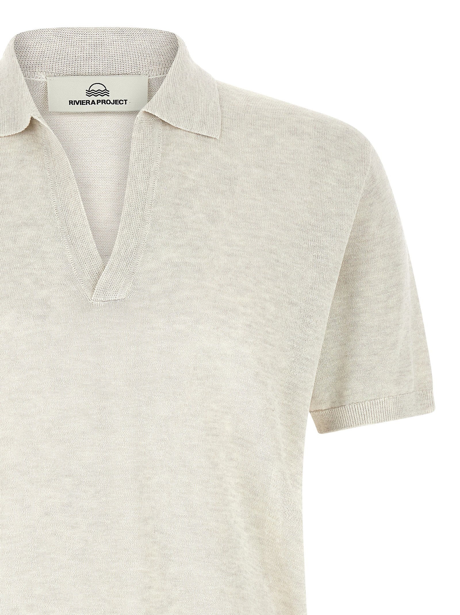 Riviera Project Open Collar Polo Shirt