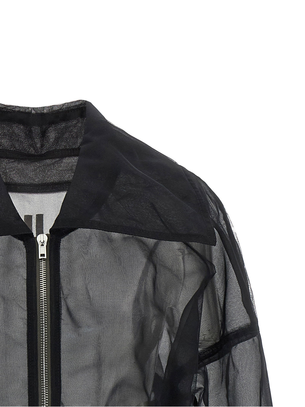 Rick Owens Dracucollar Cropped Bomber Jacket