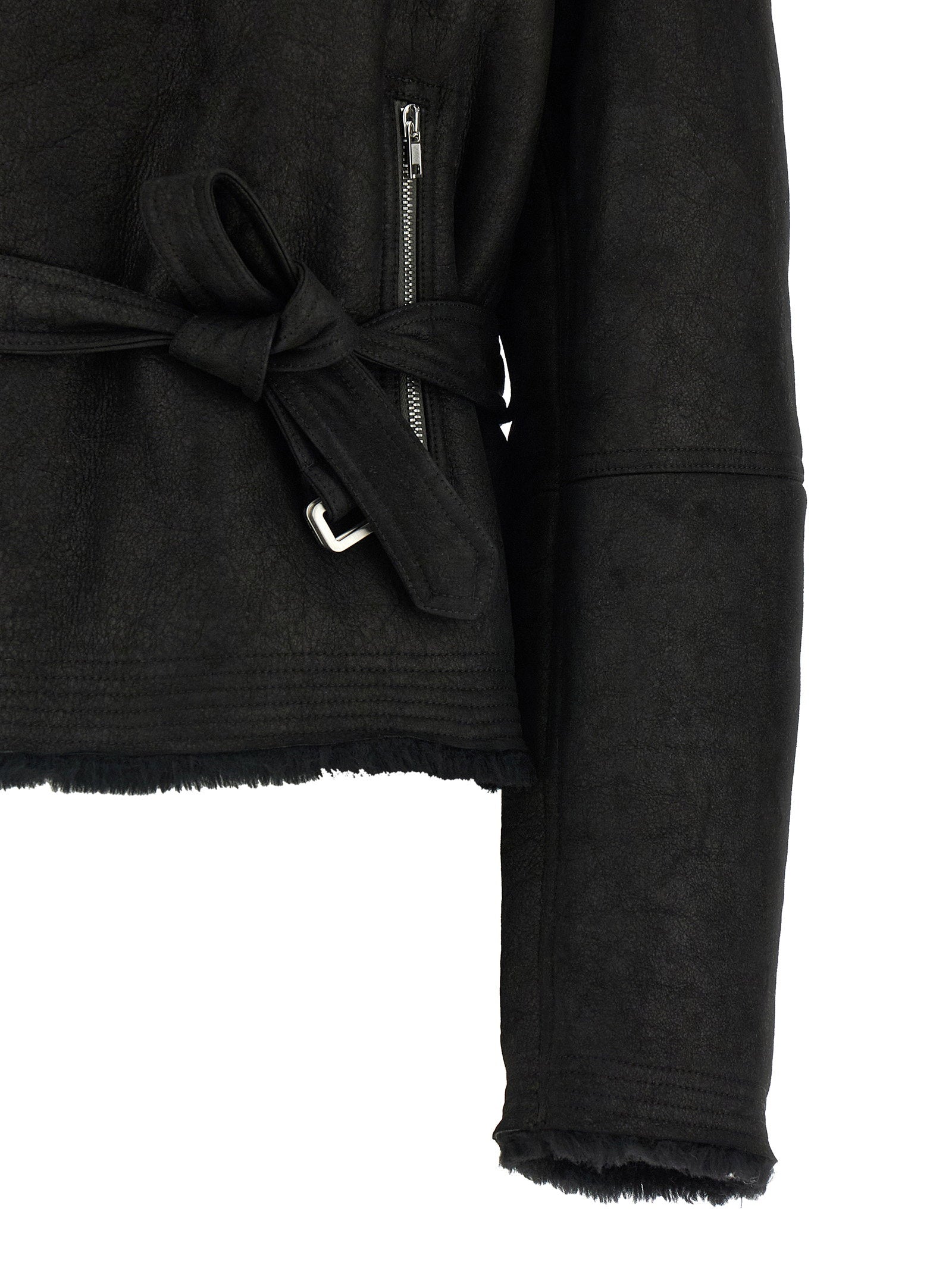 Rick Owens Cropped Flight Jacket