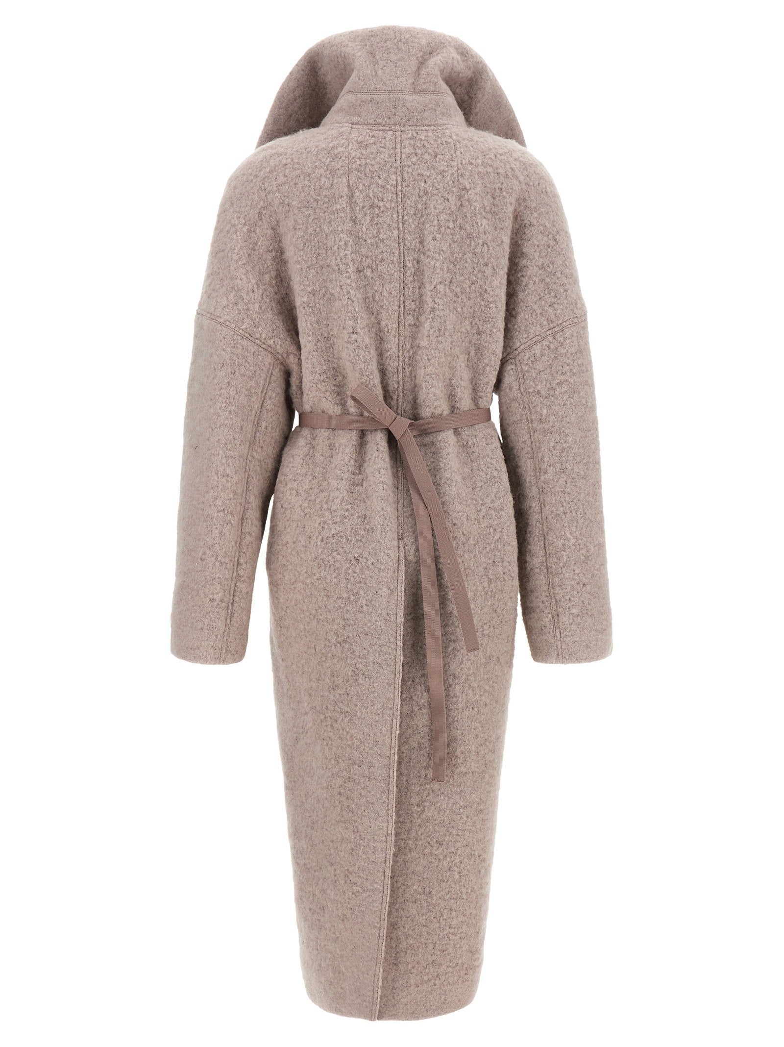 Rick Owens Dracucollar Belted Coat