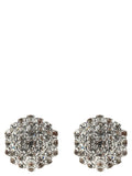 Self-Portrait Crystal Flower Earrings