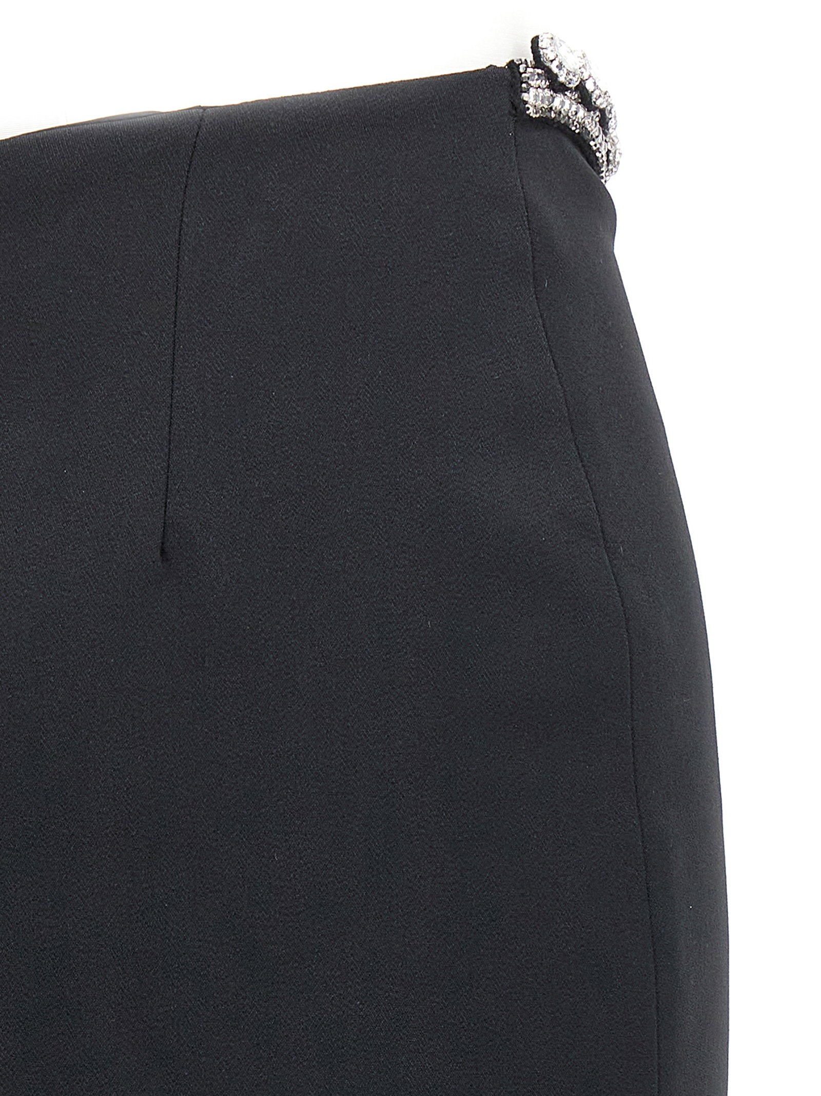 David Koma Puffer Circle Embroidery Skirt