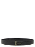 Tom Ford Logo Buckle Reversible Belt