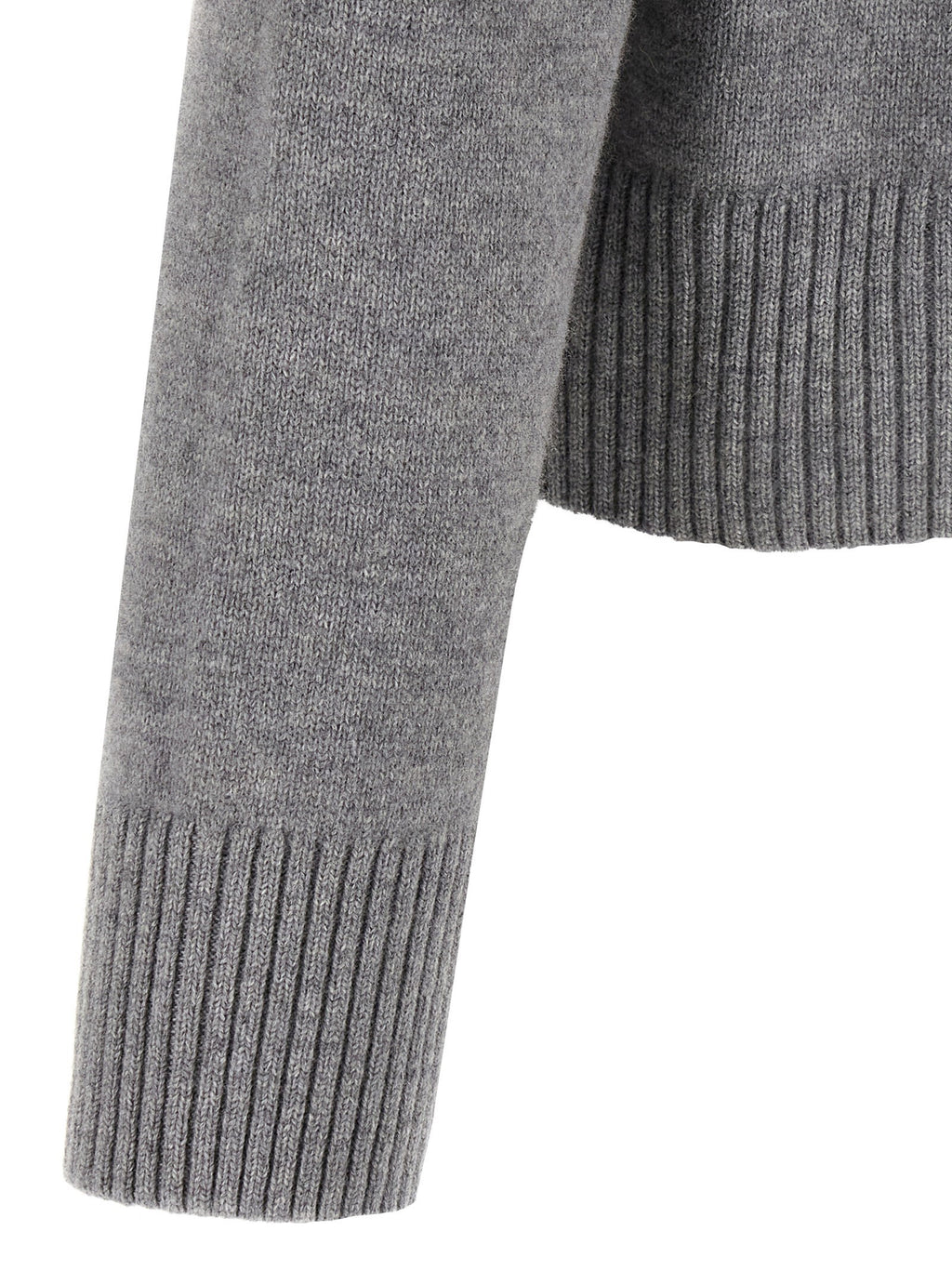 Ami Paris Puff Logo Patch Sweater