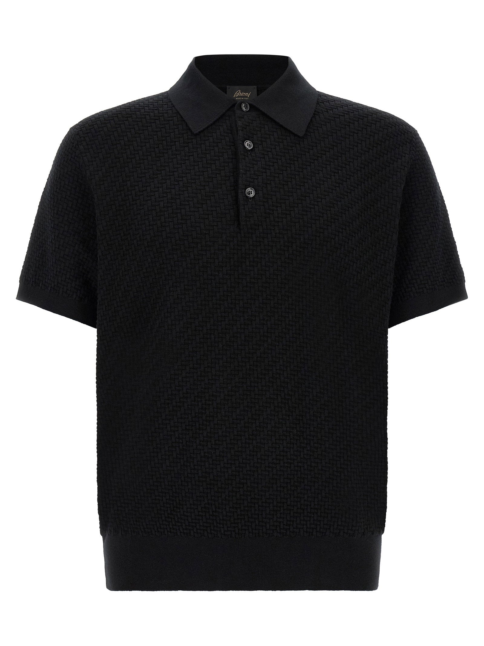 Brioni Trama Weaving Polo