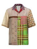Marine Serre Regenerated Silk Scarves Bowling Shirt