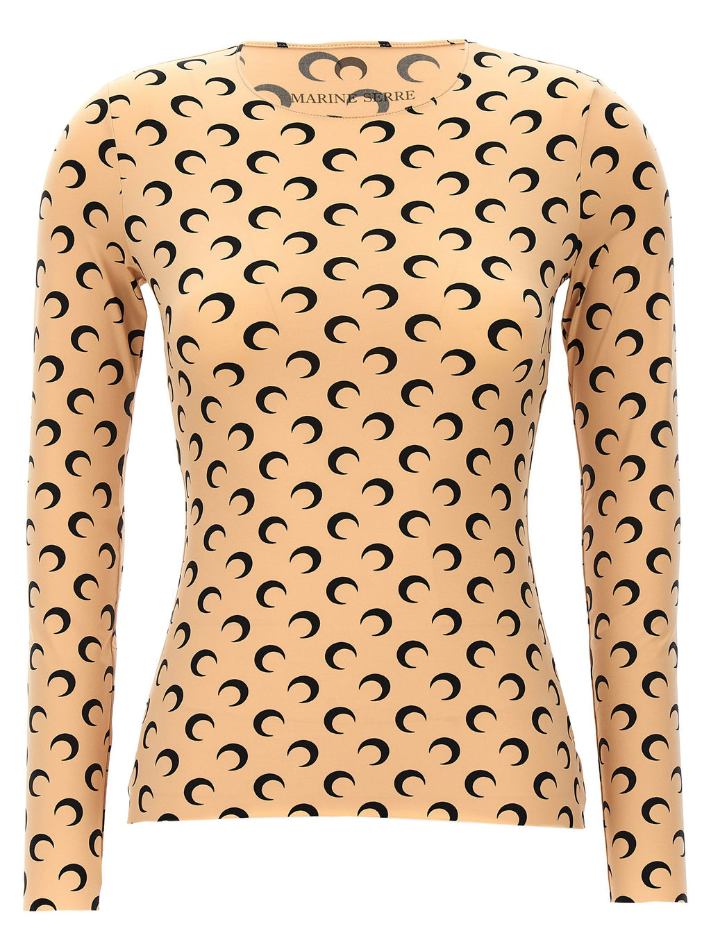 Marine Serre Moon Printed Jersey Top