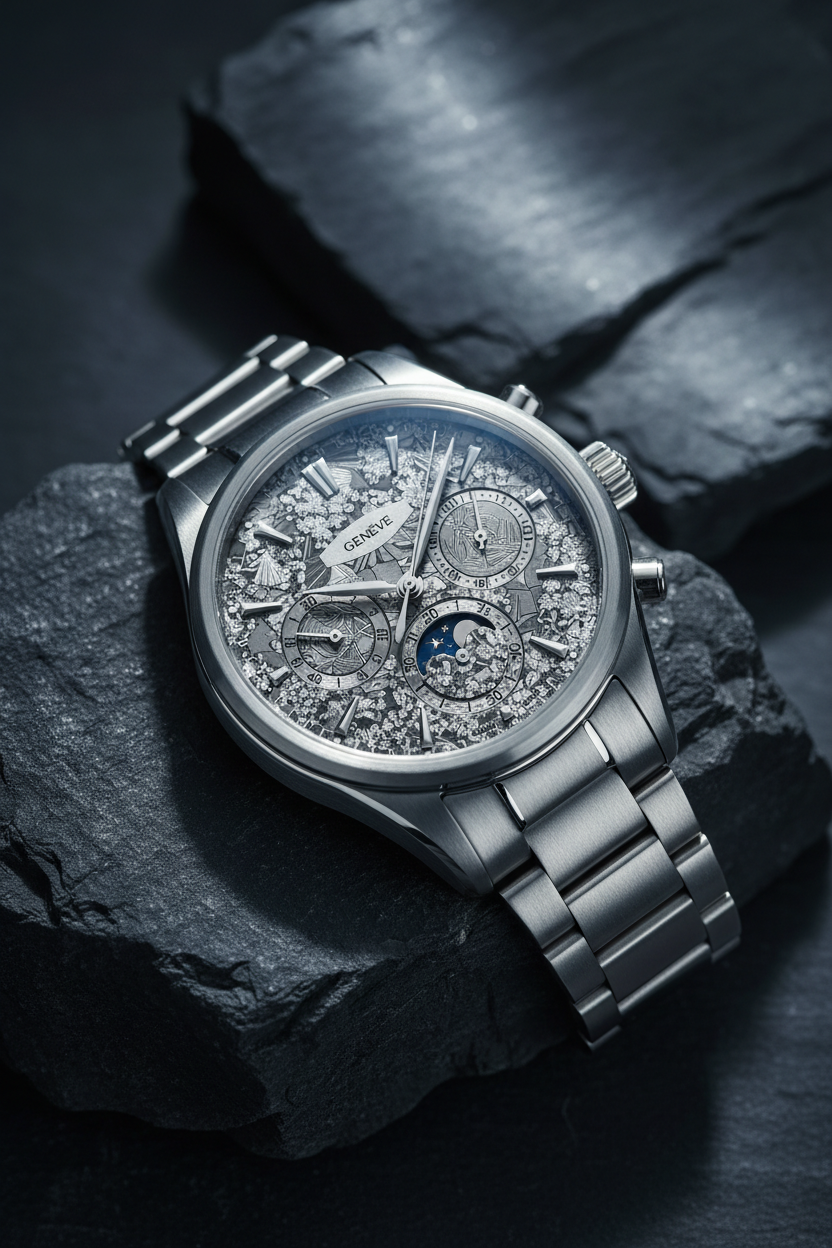 Meteorite Dial Perpetual Calendar watch product shot
