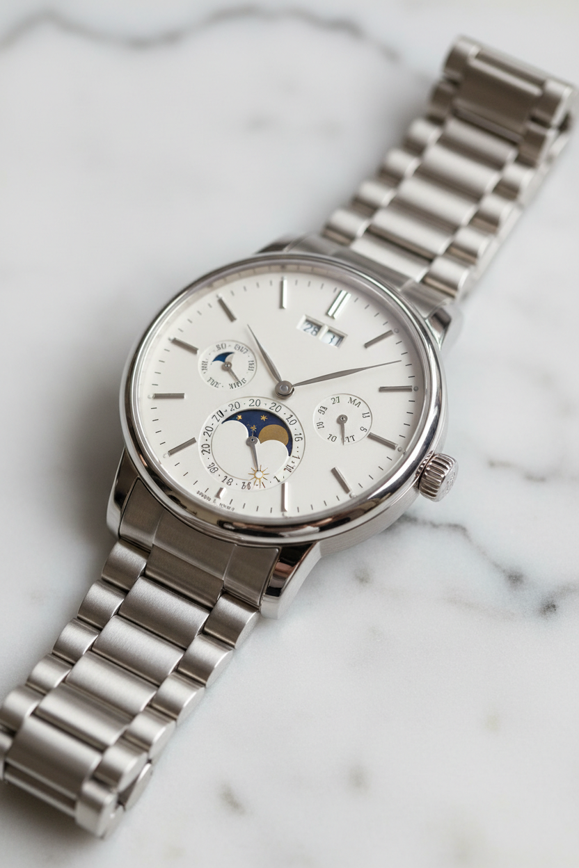 White Gold Perpetual Equation watch product shot